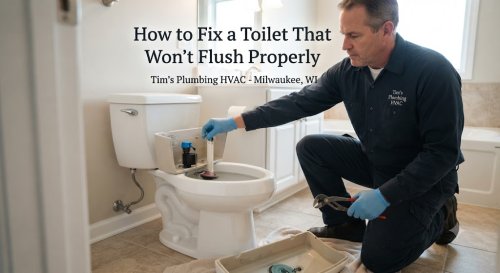 How to Fix a Toilet That Won’t Flush Properly