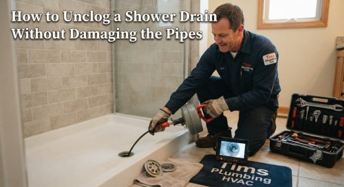 How to Unclog a Shower Drain Safely | Tims Plumbing HVAC