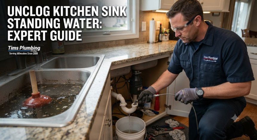 Unclog Kitchen Sink Standing Water: Expert Guide
